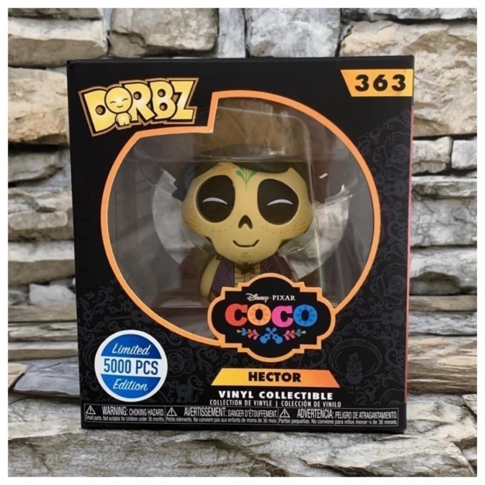 2017 RARE Lot 3 Disney Coco Funko Dorbz GITD Glow Miguel Hector Limited Edition - Picture 8 of 15